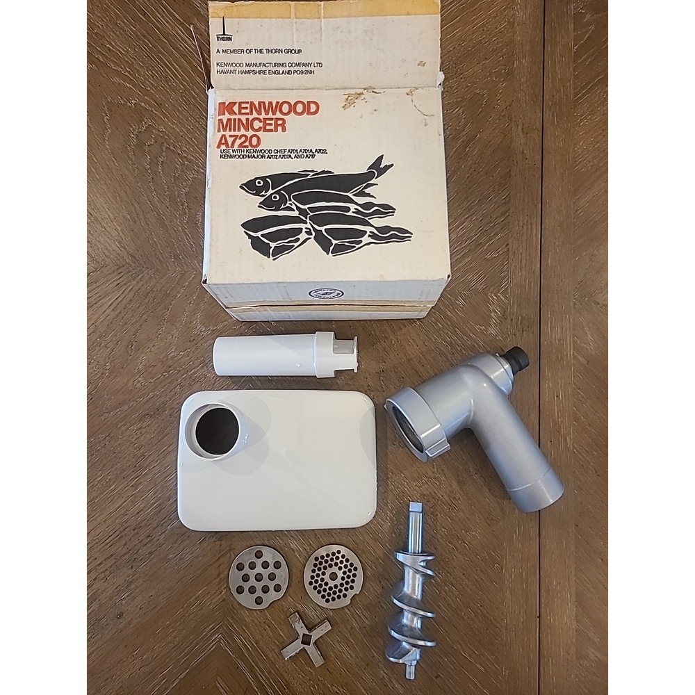 Vintage Kenwood Chef A720 Mincer Attachment Never Used